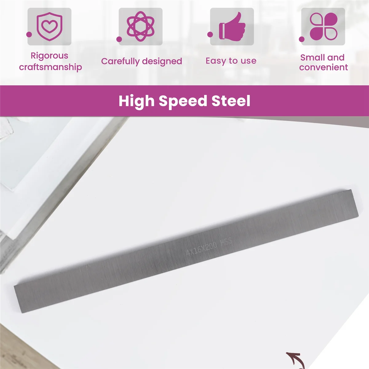 高速度鋼フライス,hssツールビット,旋盤,4mm x 16mm x 200mm