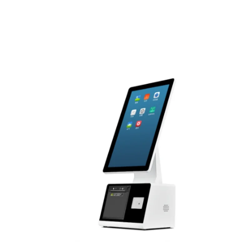 15.6 Inch Windows POS System I5 Win10 Touch Screen Cash Register 80mm Printer QR Scanning Restaurant ECR Terminal Desktop POS