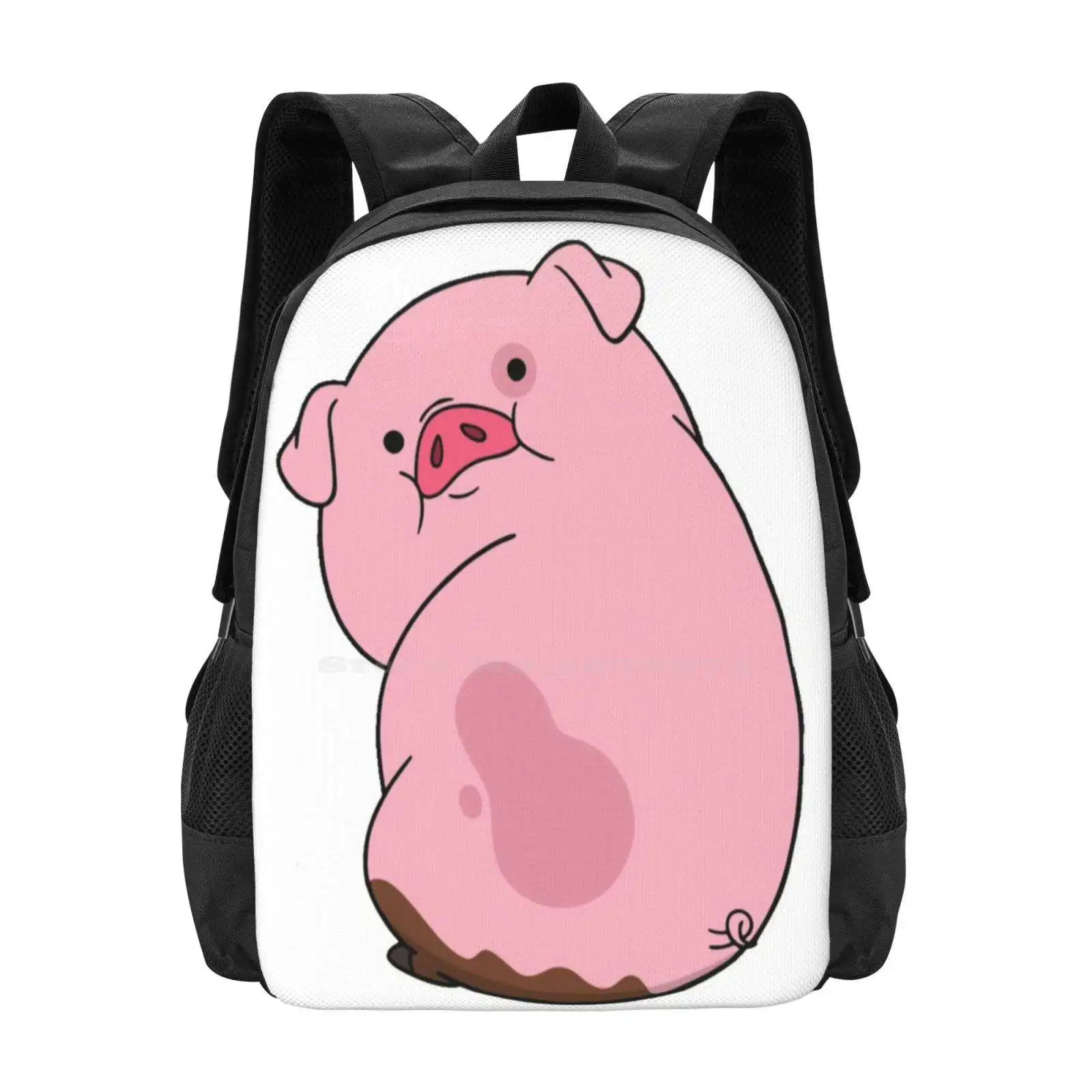 

Waddles School Bags Travel Laptop Backpack Waddles Pig