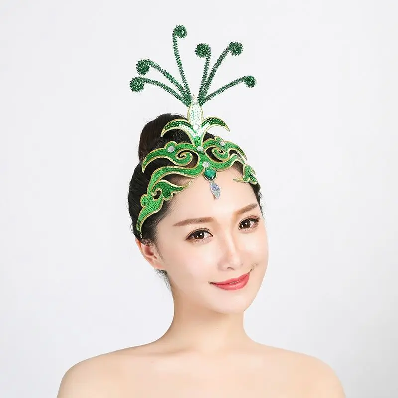 Posticci per danza glitterati: fermagli per capelli scintillanti per spettacoli teatrali e spettacoli di danza moderna