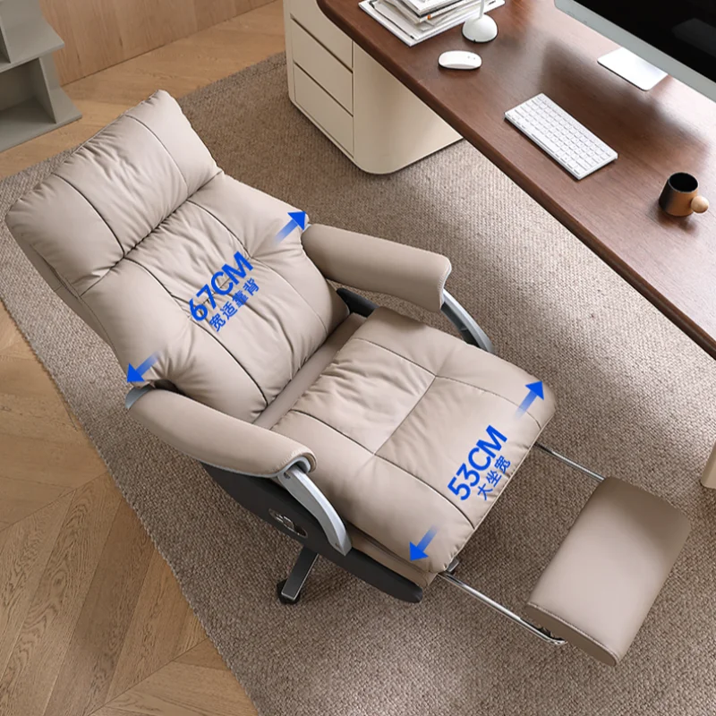 โมเดิร์นเก้าอี้สํานักงานหนังComfy Ergonomic Luxury Rotatable Gamingเก้าอี้ทนทานBreathability Silla Escritorioเก้าอี้เฟอร์นิเจอร์