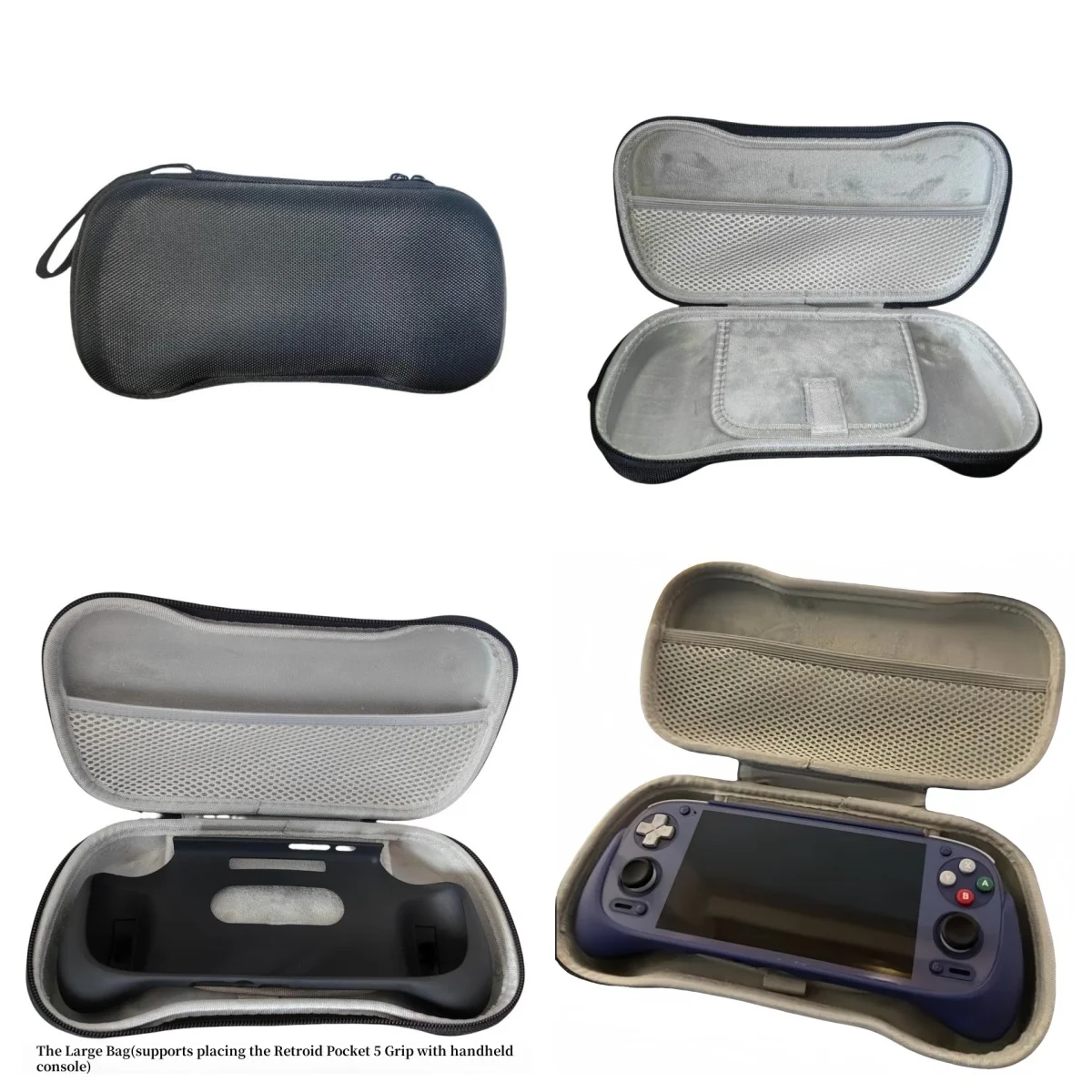 

For Retroid Pocket 5 Game Controller Grips Storage Case Shockproof RP5 Grip Handle Bag Big Carry Case Protective Box