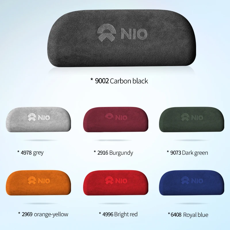 car eyewear case box sunglasses holder alcantara suede For NIO weilai ES6 ES8 EC6 ET7 ES7 Glasses storage box Auto Accessories