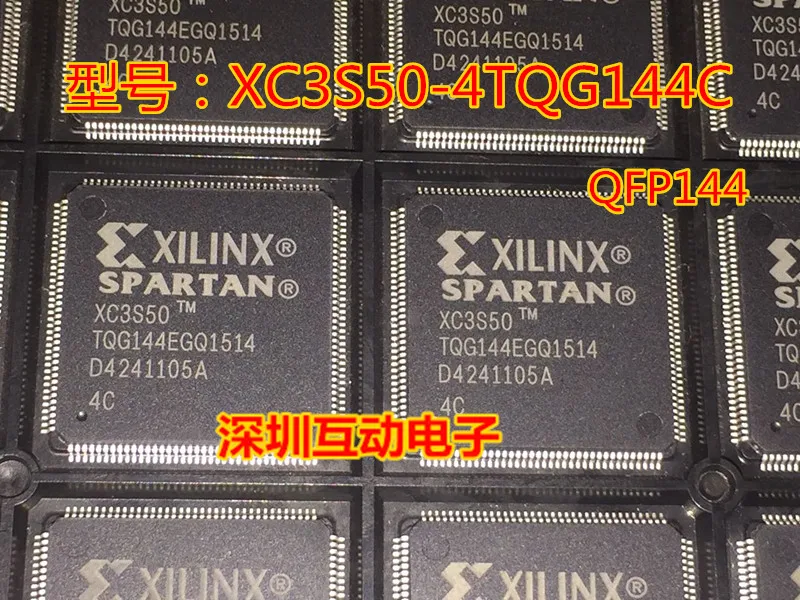 Free shipping  XC3S50-4TQG144C XC3S50-TQG144C  TQFP144     10PCS