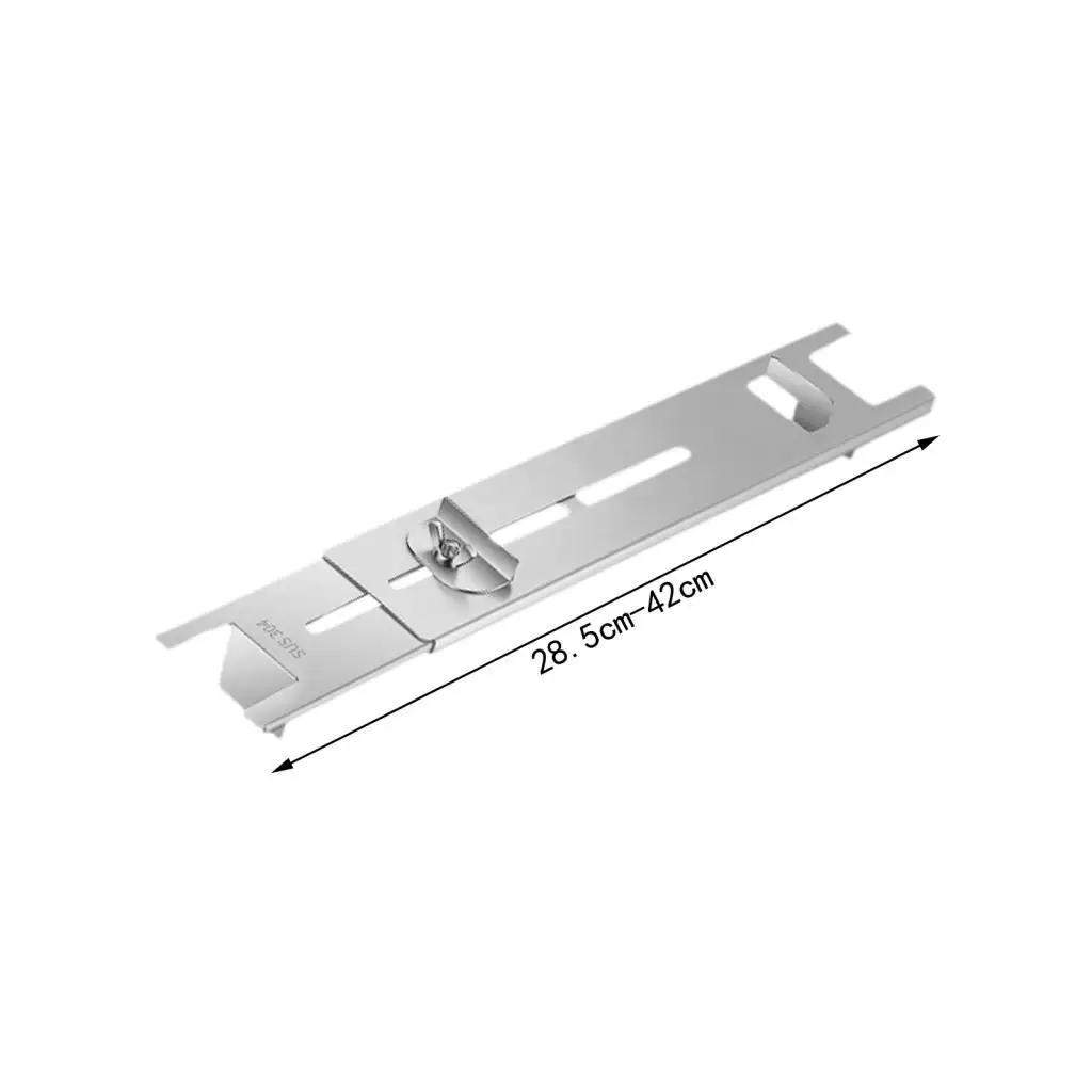 304 Stainless Steel Sink Sharpening Stone Holder Adjustable Whetstone Bridge for Knife Sharpening Home Kitchen Bracket