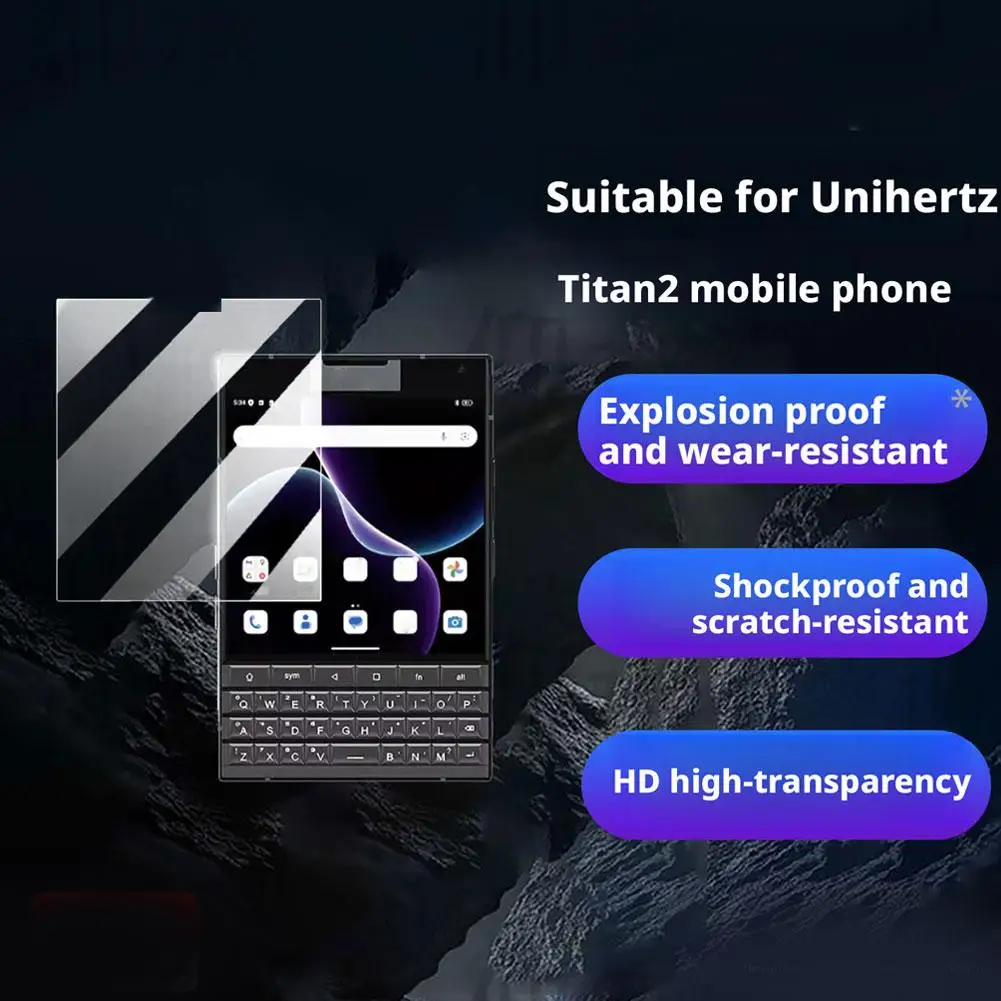 

Защитная пленка для экрана Unihertz Titan 2, полное покрытие HD, взрывозащищенная, устойчивая к царапинам, противоударная, износостойкая, завернутая пленка