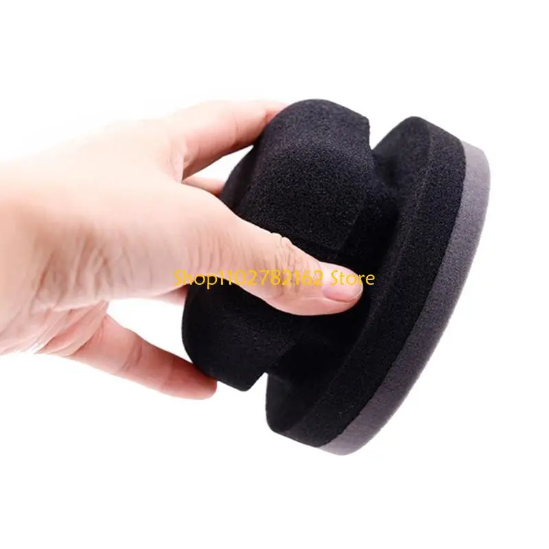 

547B Tire Polishing Sponge Automotive Tire Polishing Sponge Ergonomic Handle Sponge Upgrades for Home car cares & Auto Shops