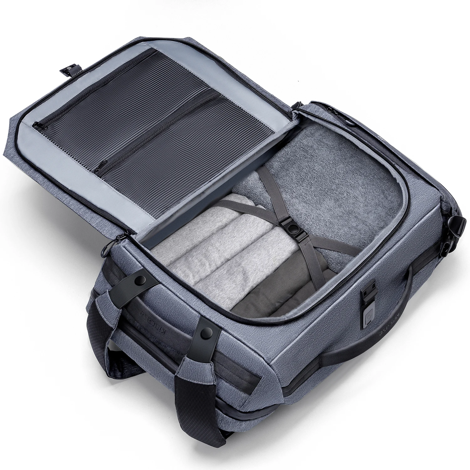 

Дорожный рюкзак большой емкости 40 л для мужчин и женщин, защита от ограбления, 180 отверстий, с отделением для обуви и USB-портом для зарядки 3,0