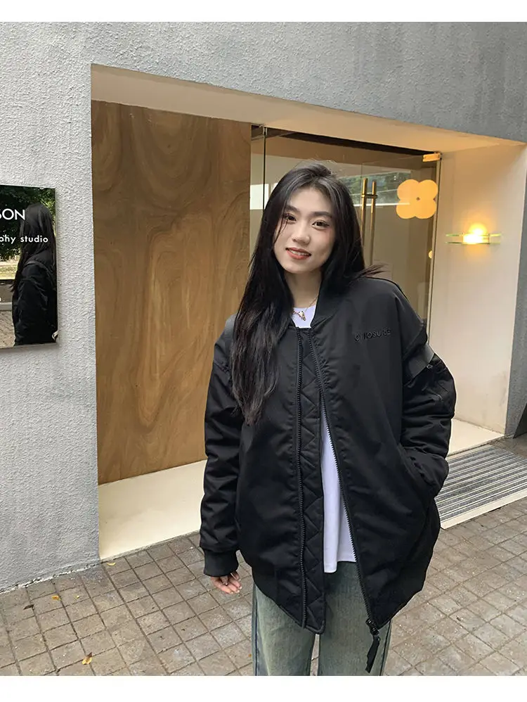 

Bomber Jackets Womens Jacket Zipper Autumn Rayon French Style Embroidered Beading Daisy Knitted Preppy Layered Feminine Gentle