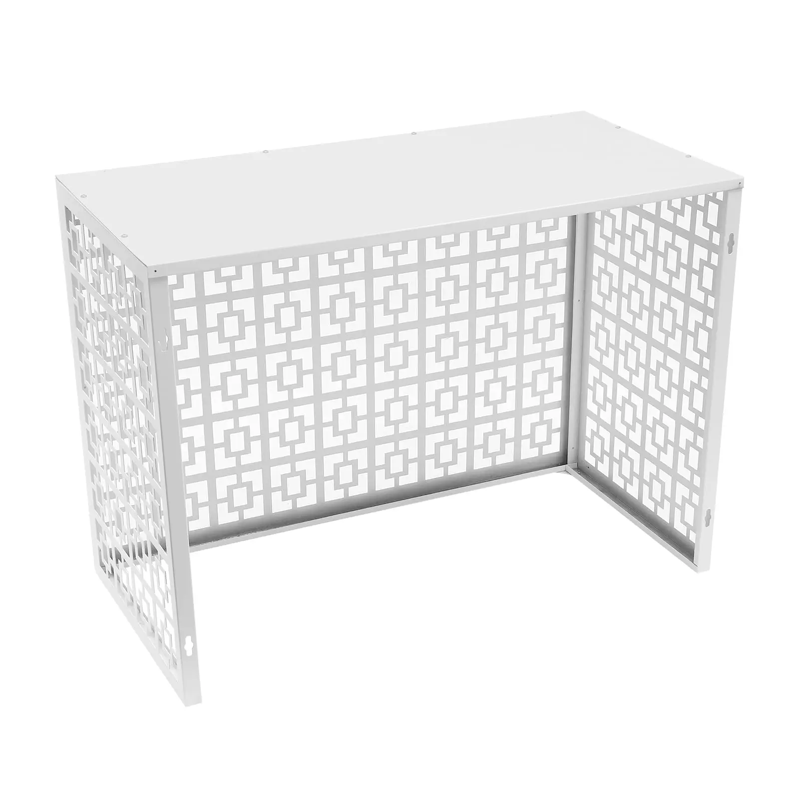 

Air Conditioner Fence, Metal Composter Bin Privacy Screens Fence Panels Liberty Lattice for A/C Conditioning & Trash Can Enclosur