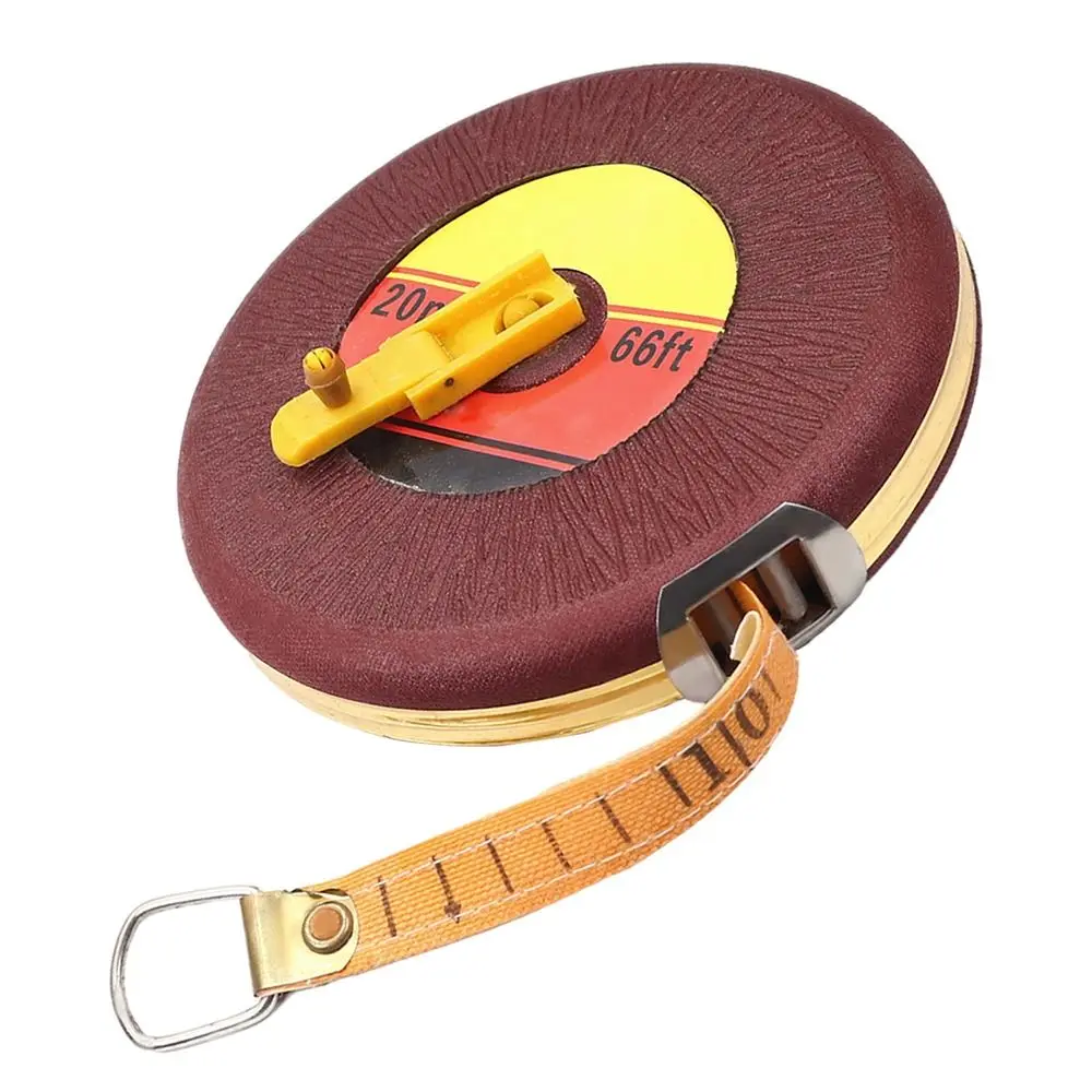 20m/30m Frame Cloth Tape Measure Maximum Range Measuring Tape Retractable Linen Measuring Tool