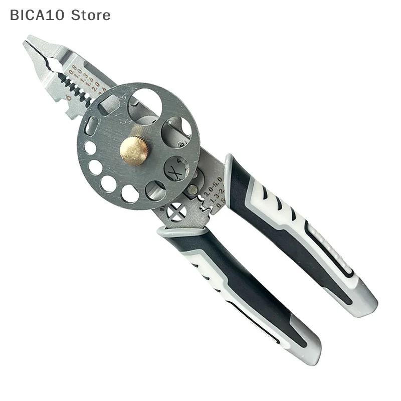 Multifunctional 10 In 1 Wire Cutting Pliers Manual Electrical Wire Stripping Pliers Cable Crimping Pliers Wire Pulling Scissors