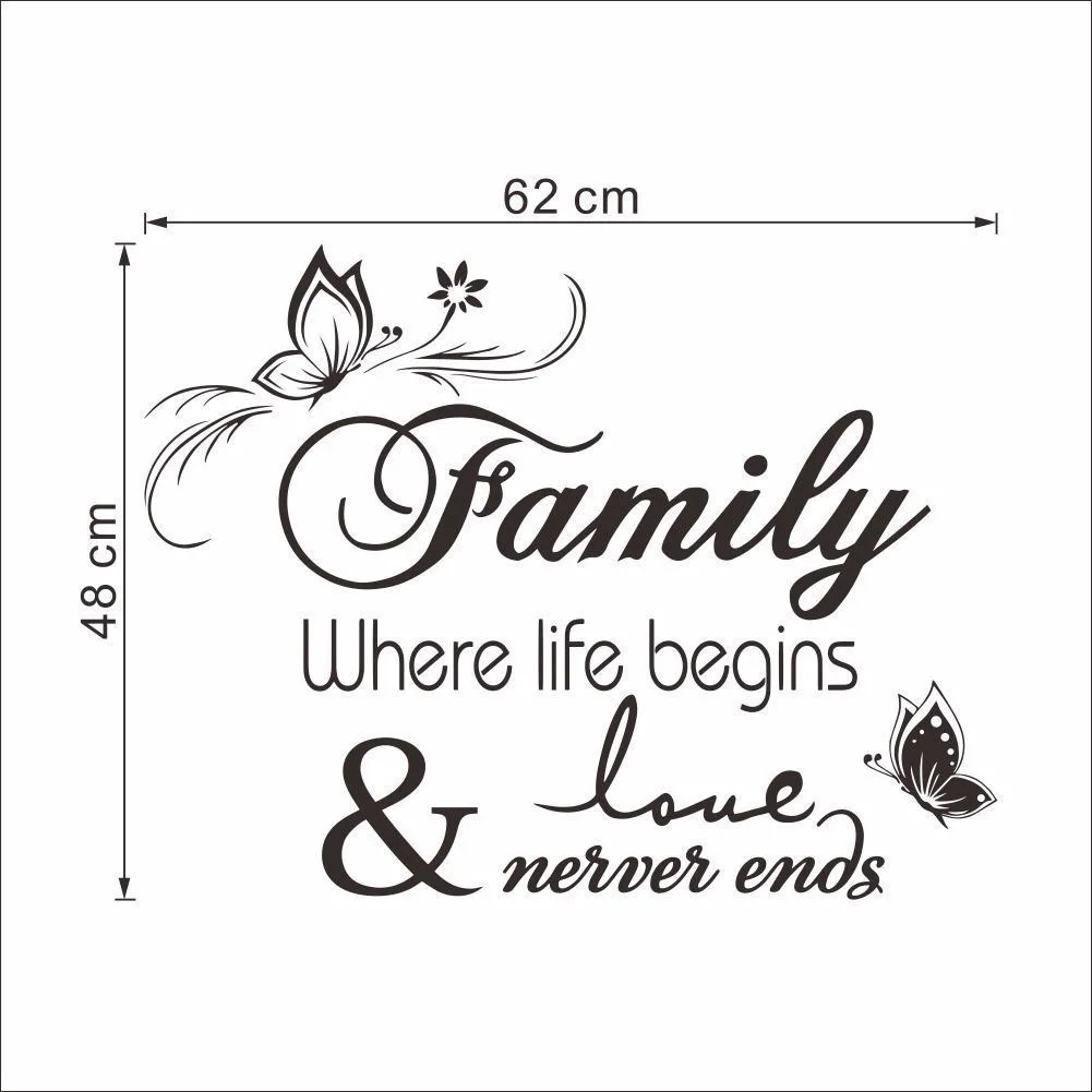 Decorative Stickers Wall Decals 58*33CM Black Elegant Room Good Viscidity Water Resistant Park Garden High Quality