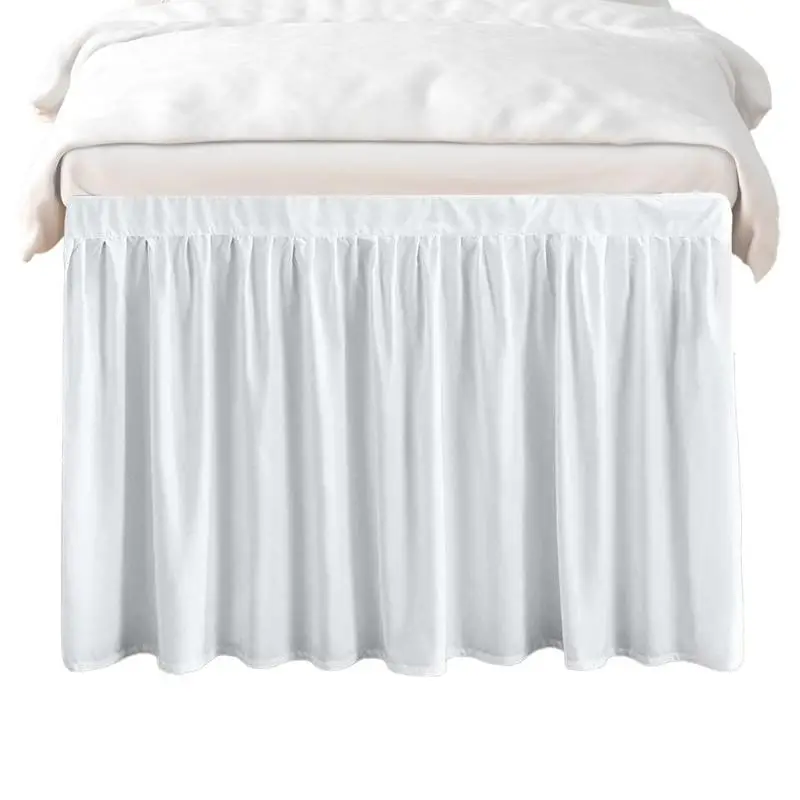 Jupe de lit à volants pour chambre à coucher, couvre-lit lavable, couvre-matelas, drap de lit, protecteur, essentiel