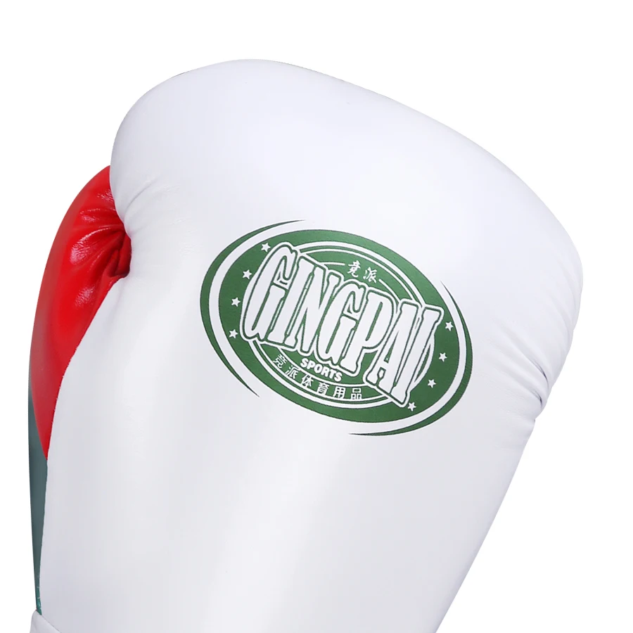 GINGPAI Professional Boxing Gloves Adult Free Combat Gloves for Men Women High Quality Muay Thai MMA Boxing Training Equipment