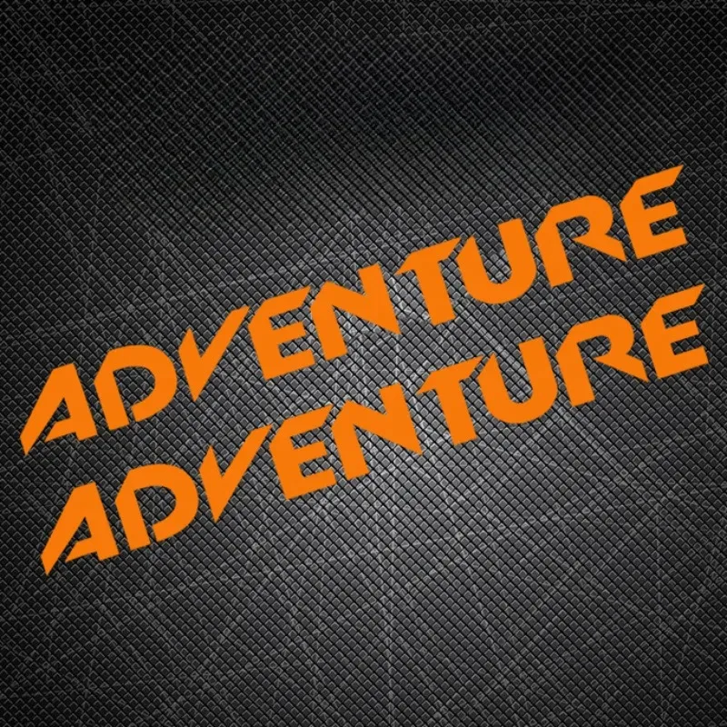 

ADVENTURE Letter Motorcycle Sticker Motorbike Side Panels Decal for KTM RC200 390 SUPER 1290 ADVENTURE Duke 250 690 790 990 1190