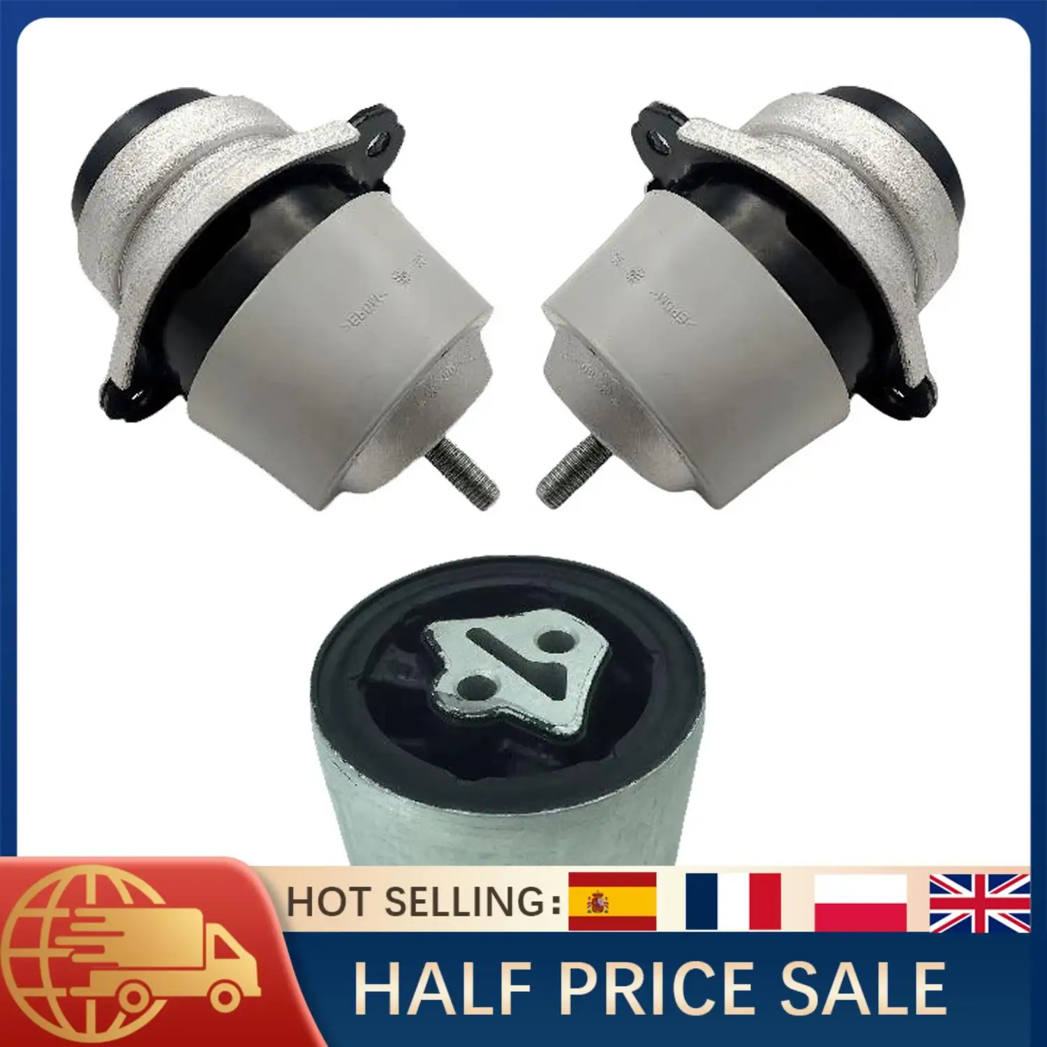 

Комплект крепления двигателя из 3 предметов для Porsche Cayenne 2015-2018 95837504900 95837505710, задняя резиновая металлическая замена