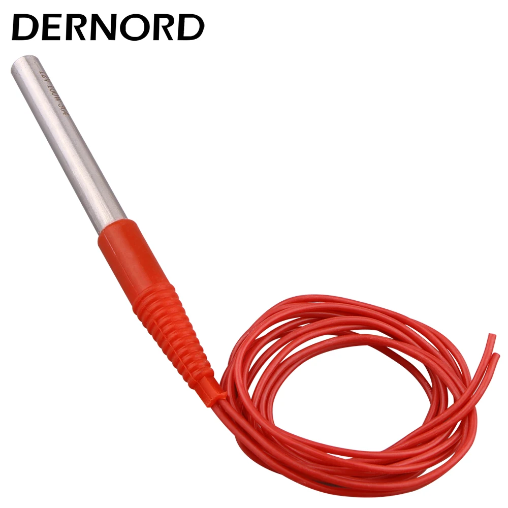 DC 12v 24V Immersion Cartridge Heater 50W 100w Tube Heater with 1M Water Proof Cable Heating Element