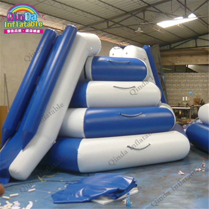 4*4*3M With 2 Lanes Inflatable Slide Water Sports Games,Amusement Park Pool Float Water Slide