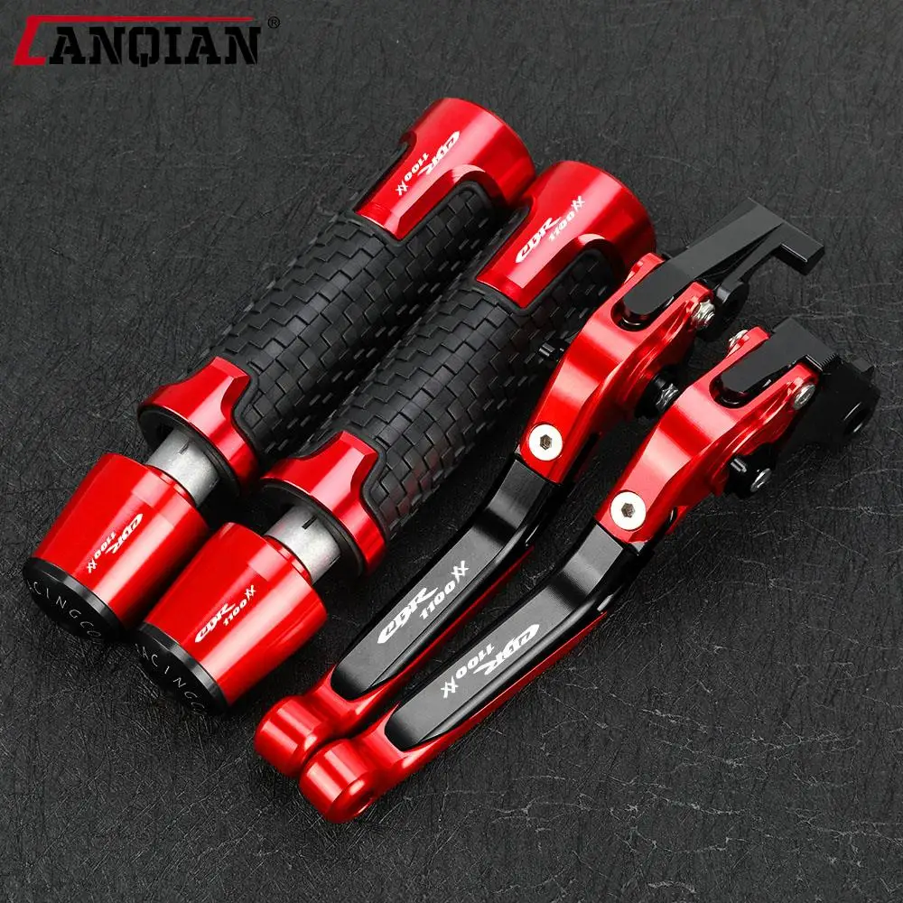 

For Honda CBR 1100XX 1100 XX 1997-2007 CBR1100XX Accessories Motorcycle Adjustable Brake Clutch Levers Handlebar Hand Grips ends