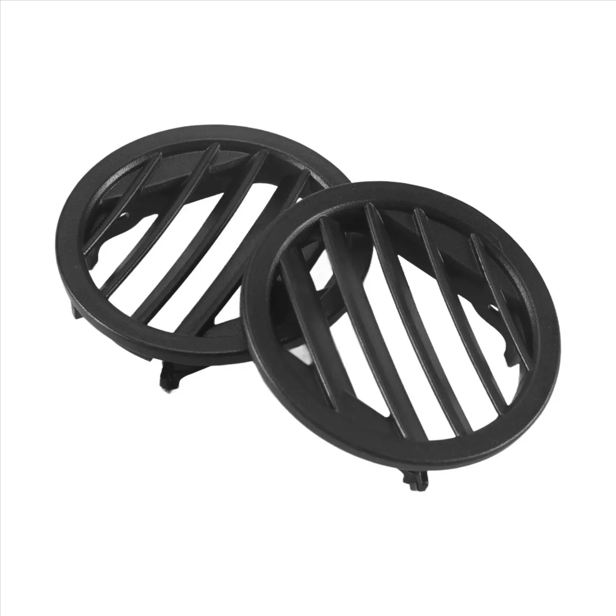 L96A Car Left and Right Side Dash A/C Air Vent Grilles ABS Black for Mercedes-Benz X204 GLK 2009-2015 Car Air Vent Grilles