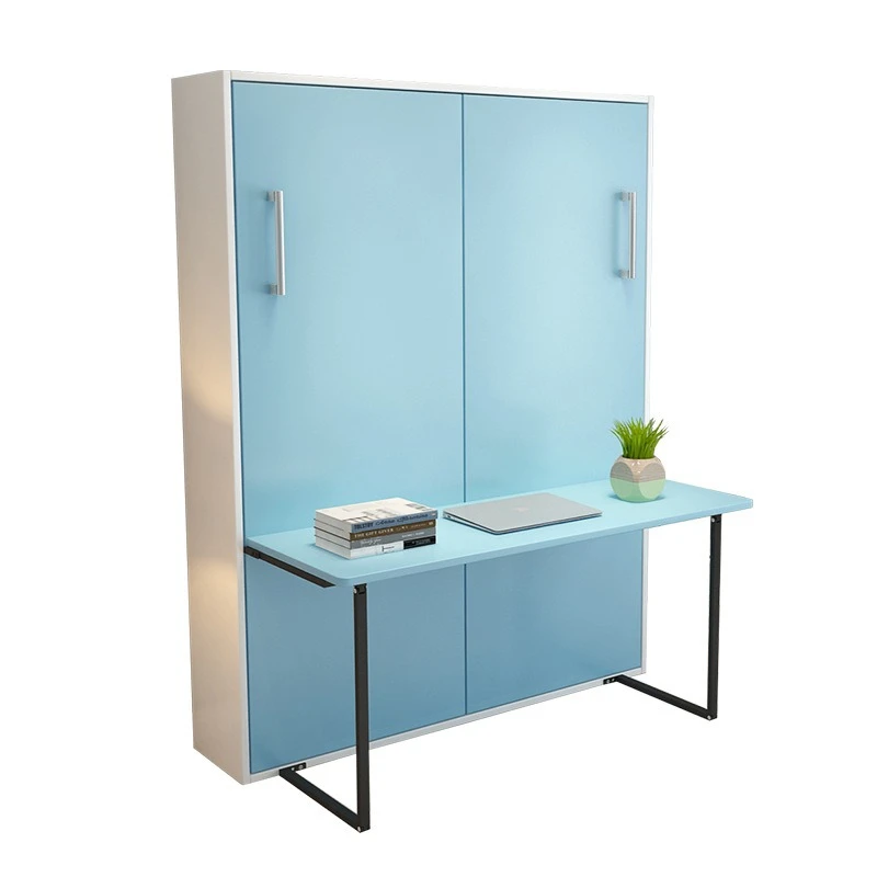 Invisible bed, desk hardware accessories integrated, folding wall bed, multi-functional hidden bed