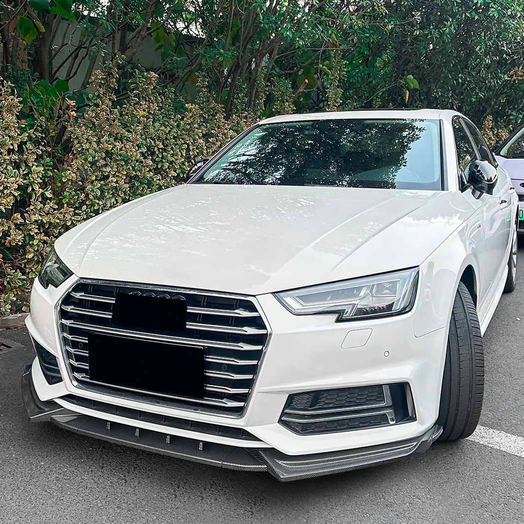 Exterior Modification of Front Bumper Spoiler Suitable for Audi A4 B9 Pre-facelift Sline 2017-2019 view 5