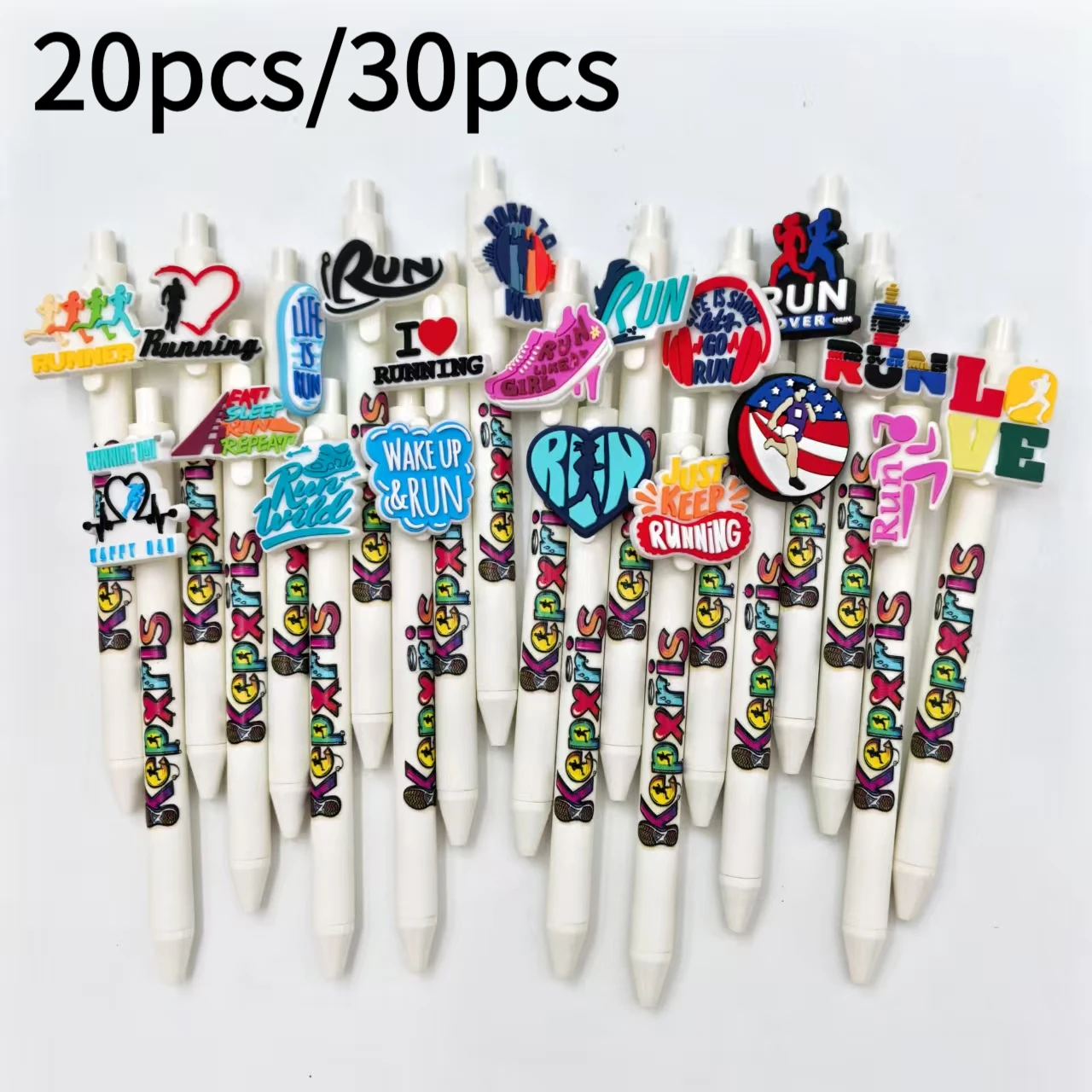 

20 шт./30 шт. Love Running, шариковая ручка для спортивных пластинок, шариковая ручка для студентов, шариковая ручка спортивной серии