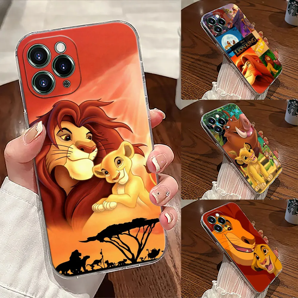 

The Lion King Disney Transparent Phone Case For iPhone 17 Pro Max 17E 11 12 13 14 15 16 Pro Max Plus 17 Air 16E 7 XS Soft Cover