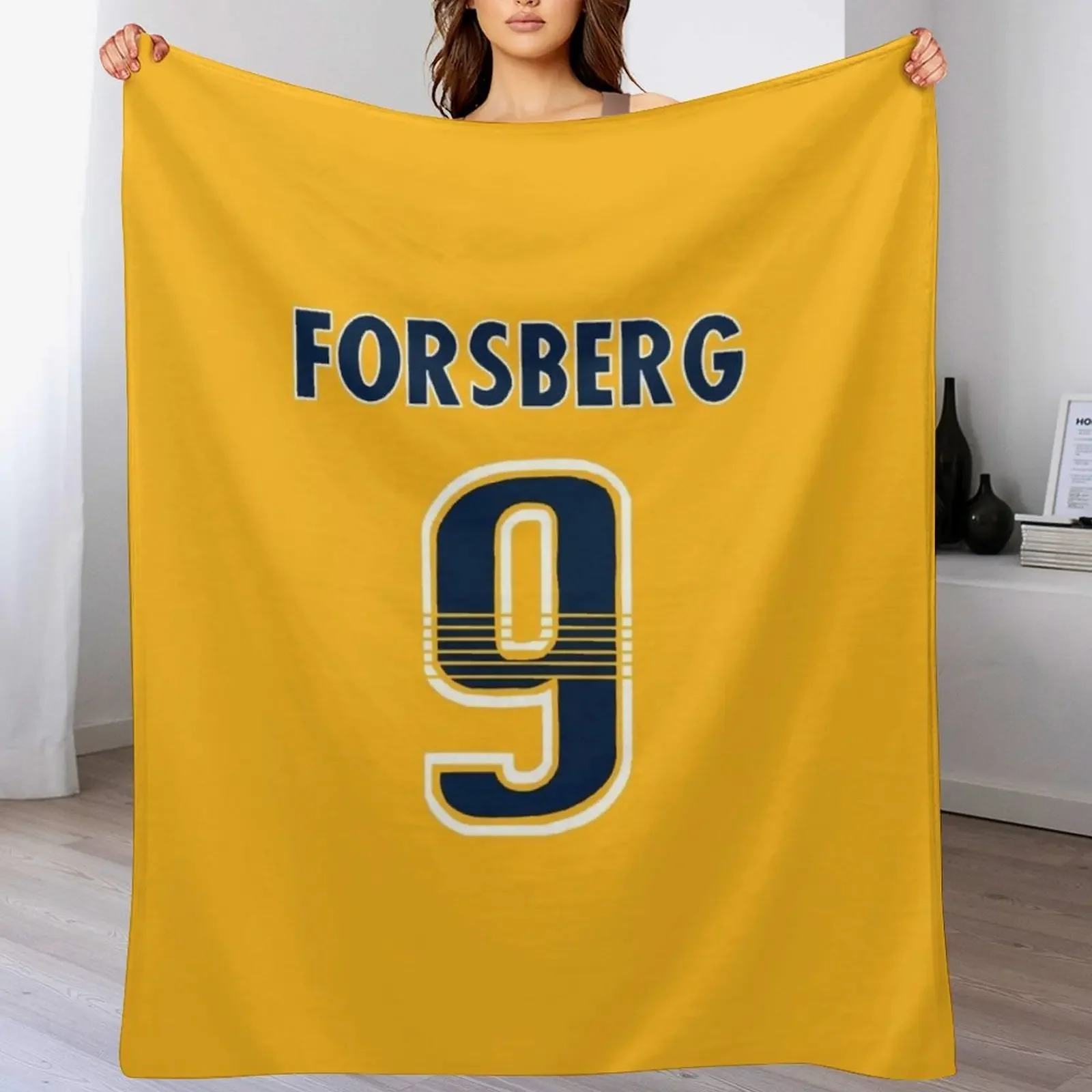 Filip Forsberg Throw Blanket Multi Use Warm Blanket for Living Room Bedroom