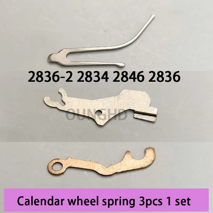 Awalnya dibongkar Roda kalender pegas set 3pcs1 2836-2 2834 2846 2836 Aksesori gerakan