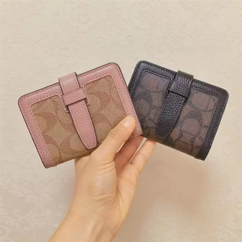 22 Card Slot Holders Fashion PU Leather Coin Bag Anti Demagnetization Wallet Bag Organizer Print/Houndstooth Plaid Card Bag