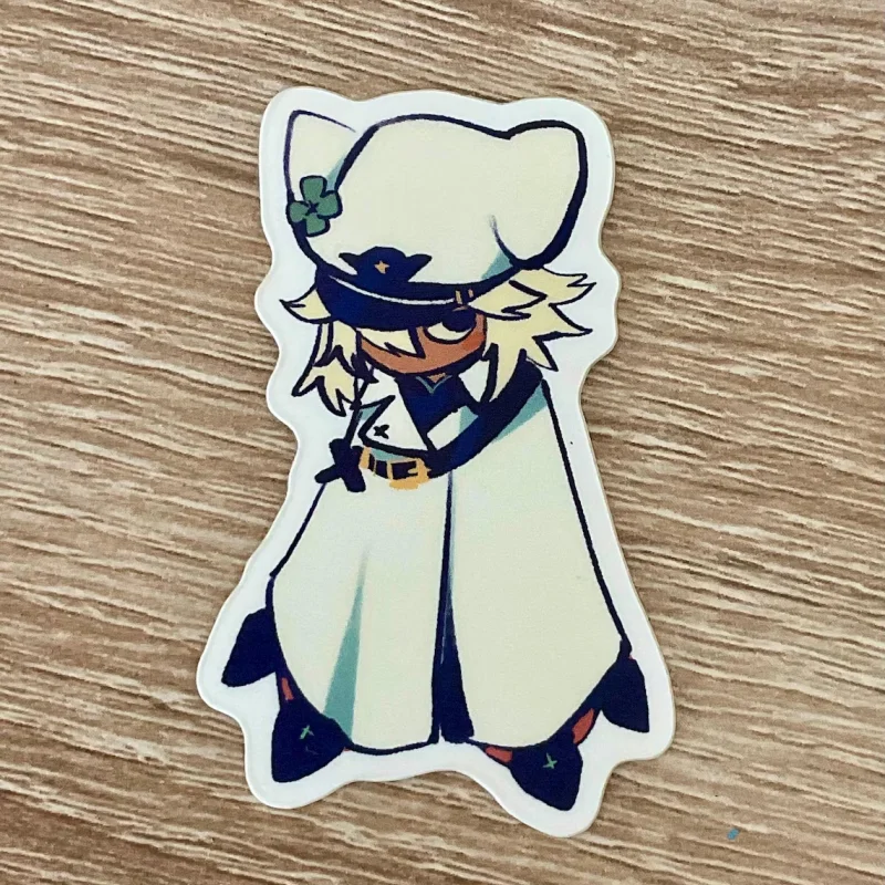 Ramlethal Valentine Guilty Gear Strive Waterproof Vinyl Sticker Game Cosplay Accessory Decal for Laptop Skateboard Gamer Gift
