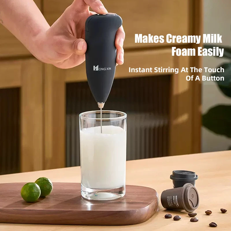 Mini Electric Milk Foamer Blender Wireless Coffee Whisk Mixer Handheld Egg Beater Cappuccino Frother Mixer Kitchen Whisk Tools