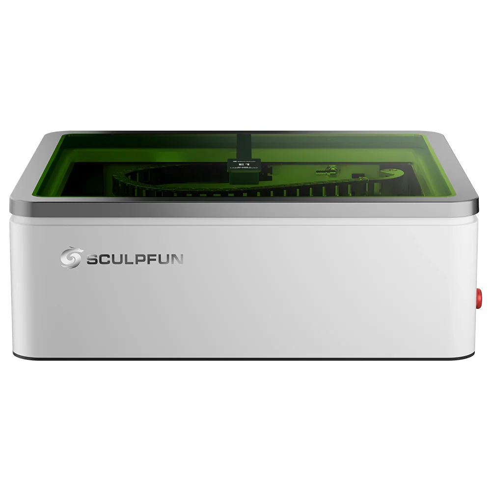 SCULPFUN E1 Dual Laser Diode Laser Engraver Machine High Precision Cutter Engraver for Wood Acrylic Metal Jewelry Crafts 12/21W