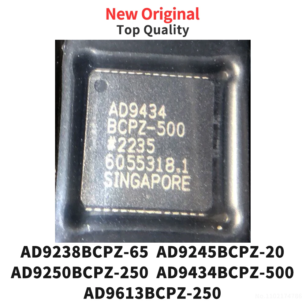 (1 Piece) AD9238BCPZ-65 AD9245BCPZ-20 AD9250BCPZ-250 AD9434BCPZ-500 AD9613BCPZ-250 QFN New Original