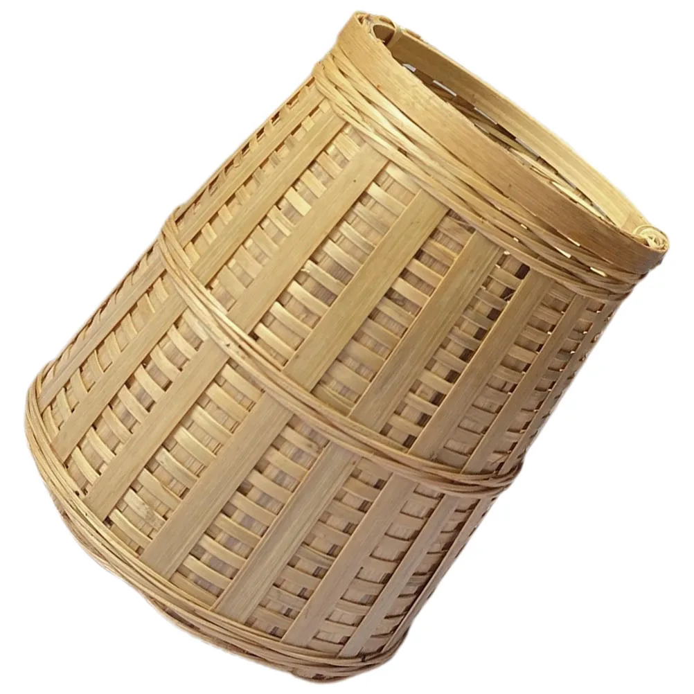 

Storage Bin Bamboo Pen Holder Household Pencil Cup Desktop Stationery Organizer