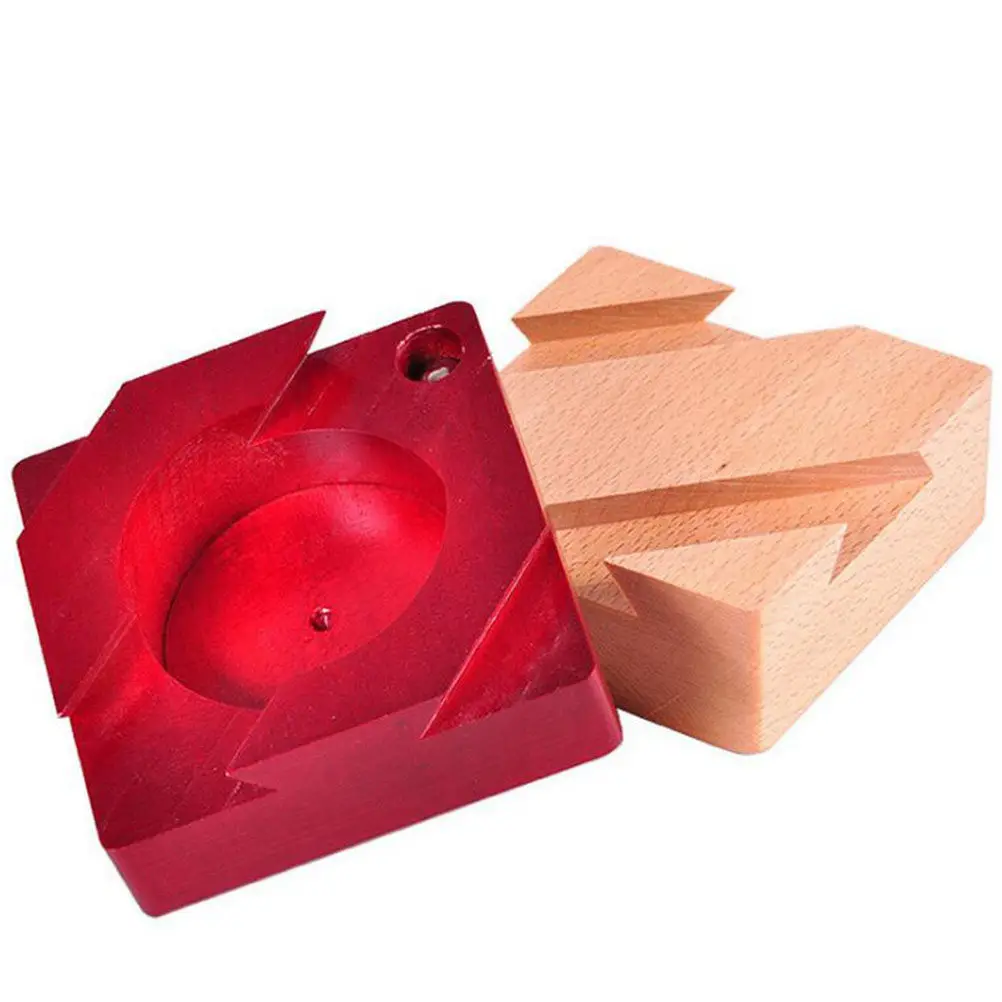 

Beech Kongming Lock Puzzle Wooden Brain Intelligence Game Stress Relief Dexterity Development Parent Child DIY