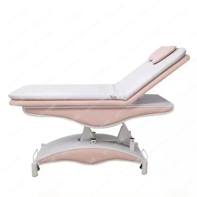 Electric beauty therapy massage tattoo embroidery body bed with head hole multi-function adjustment lifting