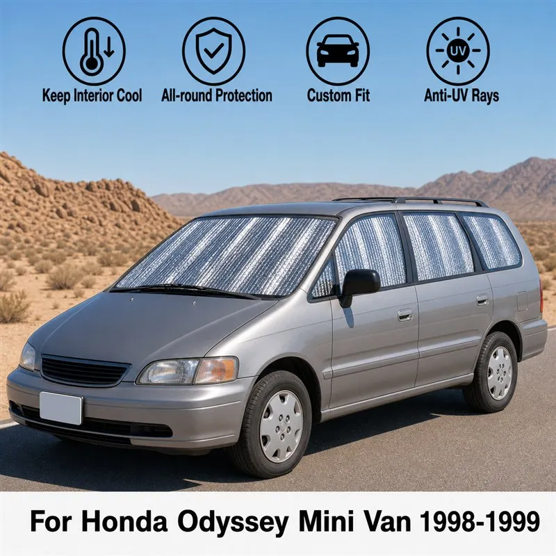 

For Honda Odyssey Mini Van 1998-1999 Full Set Car Window Sunshades UV Block Privacy Heat Insulated Foldable Car Curtain