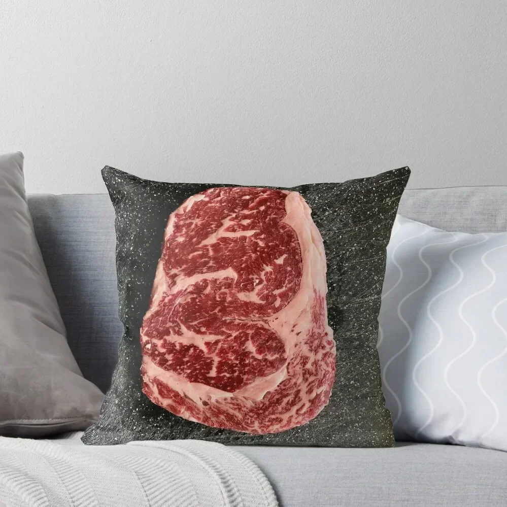 

Australian Wagyu Steak Throw Pillow Luxury Pillow Cover Christmas Pillowcase Decorative Cushions For Living Room pillow