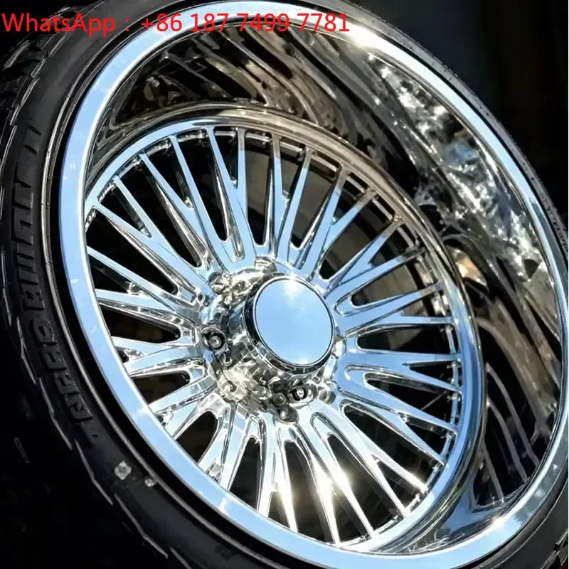Forged Deep Chrome RimsTruck Wheels 22X12 24X14 24X12 26X12 28X16 | for GMC Sierra 1500 2500 3500| 6x5.5, 8x6.5, 8x170, 8x180
