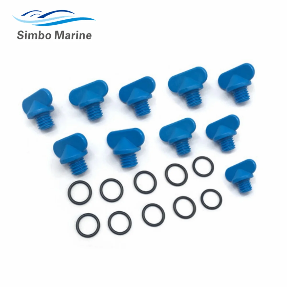 10 PCS Drain Plug For MerCruiser Stern Drive 3.0-8.2 L 22-806608a02 Motors sierra 18-4226