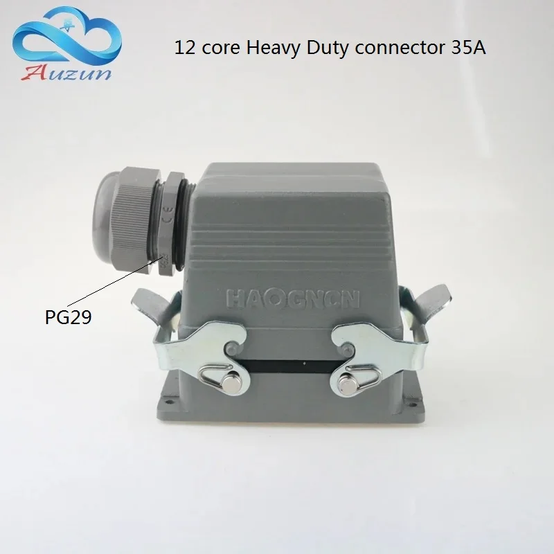 

Hdc-hsp-012 Heavy Duty connector 12-core waterproof aviation plug socket Ie:35A,Ue:500V