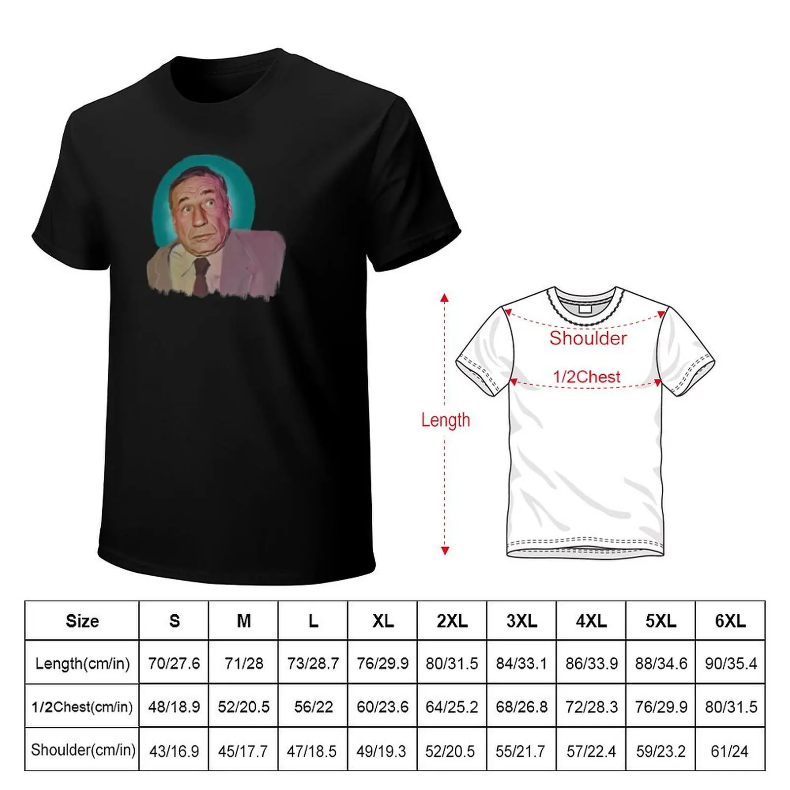 MEL BROOKS - Famous standup comedian Portraits T-Shirt funny t shirts man T-Shirt