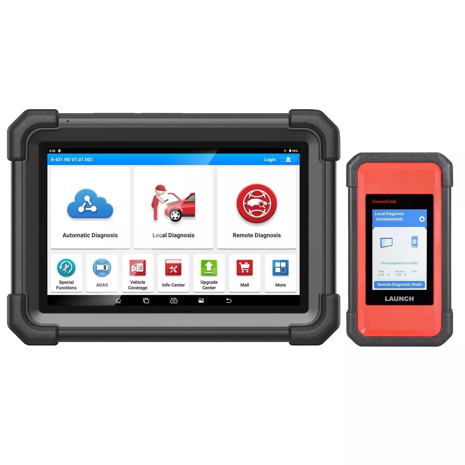 2024 لـ Laun ch X431 X-431 PRO5 PRO 5 Ob d2 Ob d لوحة النظام الكامل Vii Elite Pad Vii Link 7 J2534 + SmartLink HD المسح التشخيصي #1