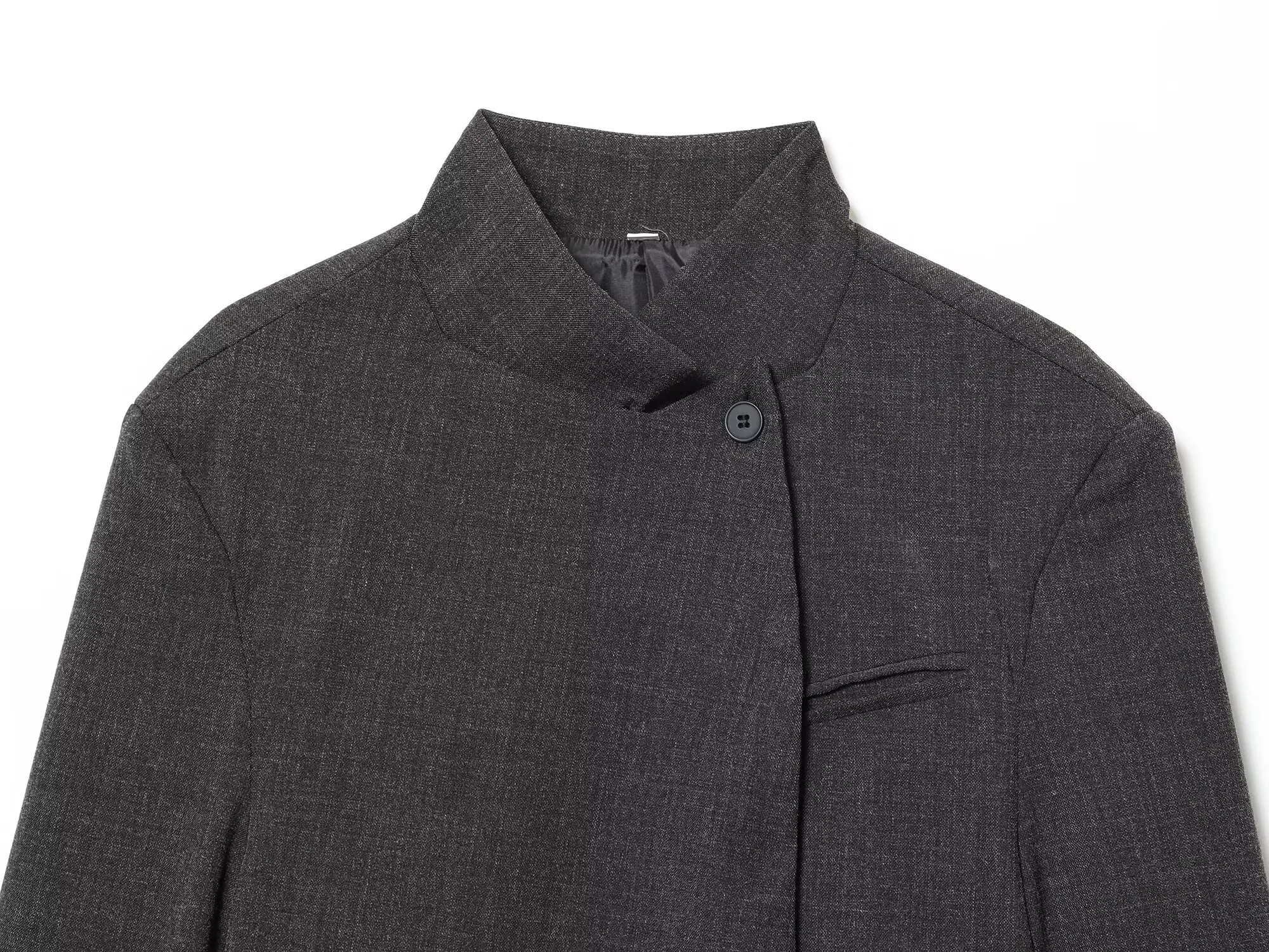 TFMLN 2025, Herbst Kausalen Blazer Jacken Für Frauen Vintage Stehkragen Volle Hülse Outwear Mode Single Button Lose Mäntel – Detail 5