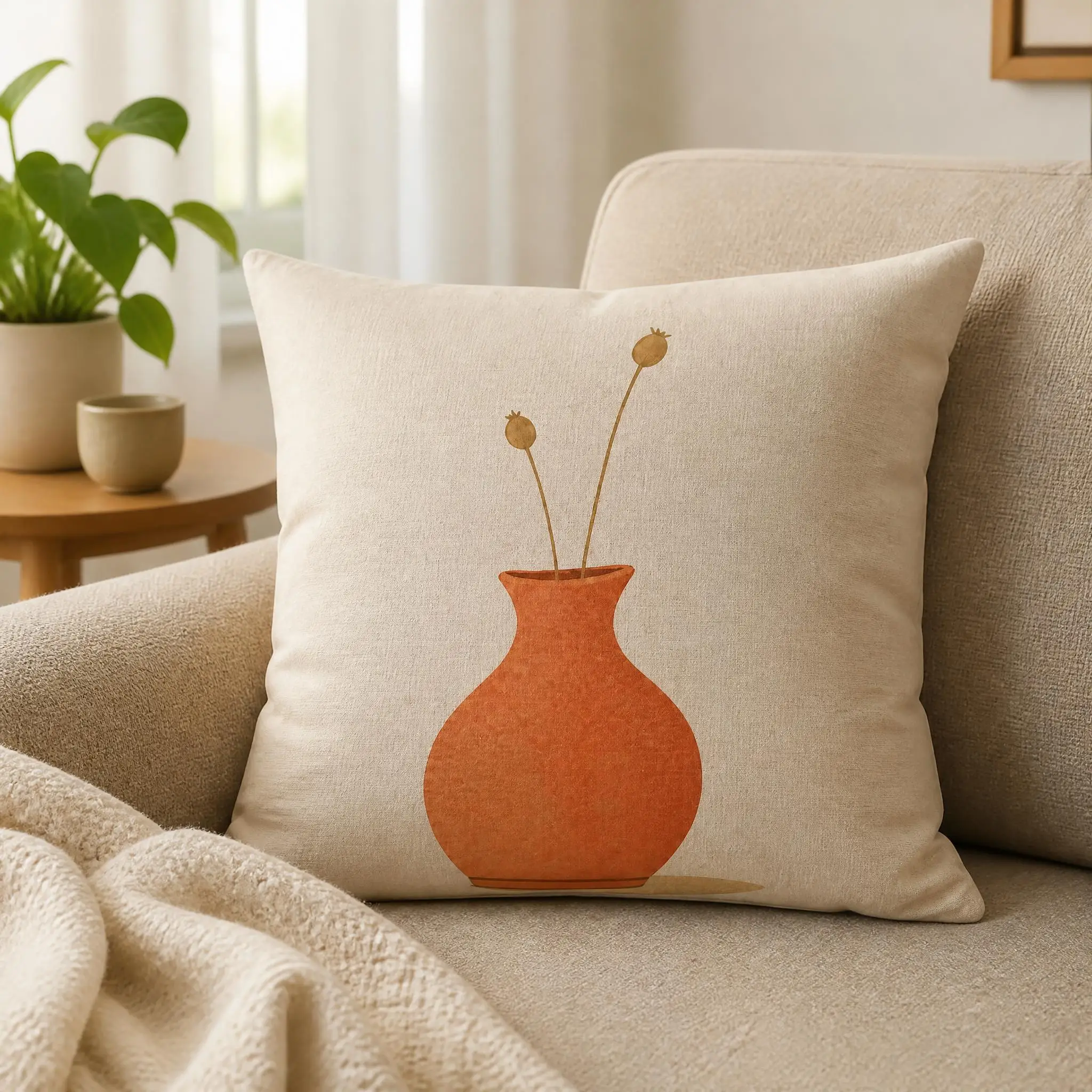 Soft Minimalist Home Pillow Cover, Suitable For Sofa Bedroom Decoration, Unique Holiday Gift