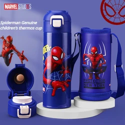 500ML Marvel Spiderman Water Cup Large Capacity Anime Cartoon Portable Thermos Water Bottles Drinking Water Cup Student Gifts