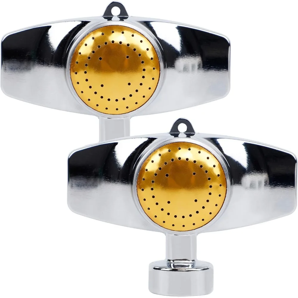 

2 pack metal spot sprinkler, 360 degree square circle pattern sprinkler with gentle water flow, hose sprinklers coverage area u